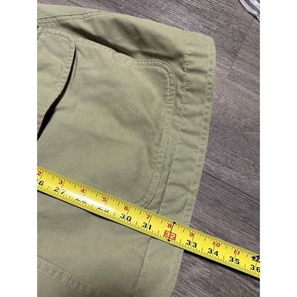 LL Bean Vintage Chore Barn Tan Canvas Coat Utility Jacket Women's 1X - Picture 3 of 7